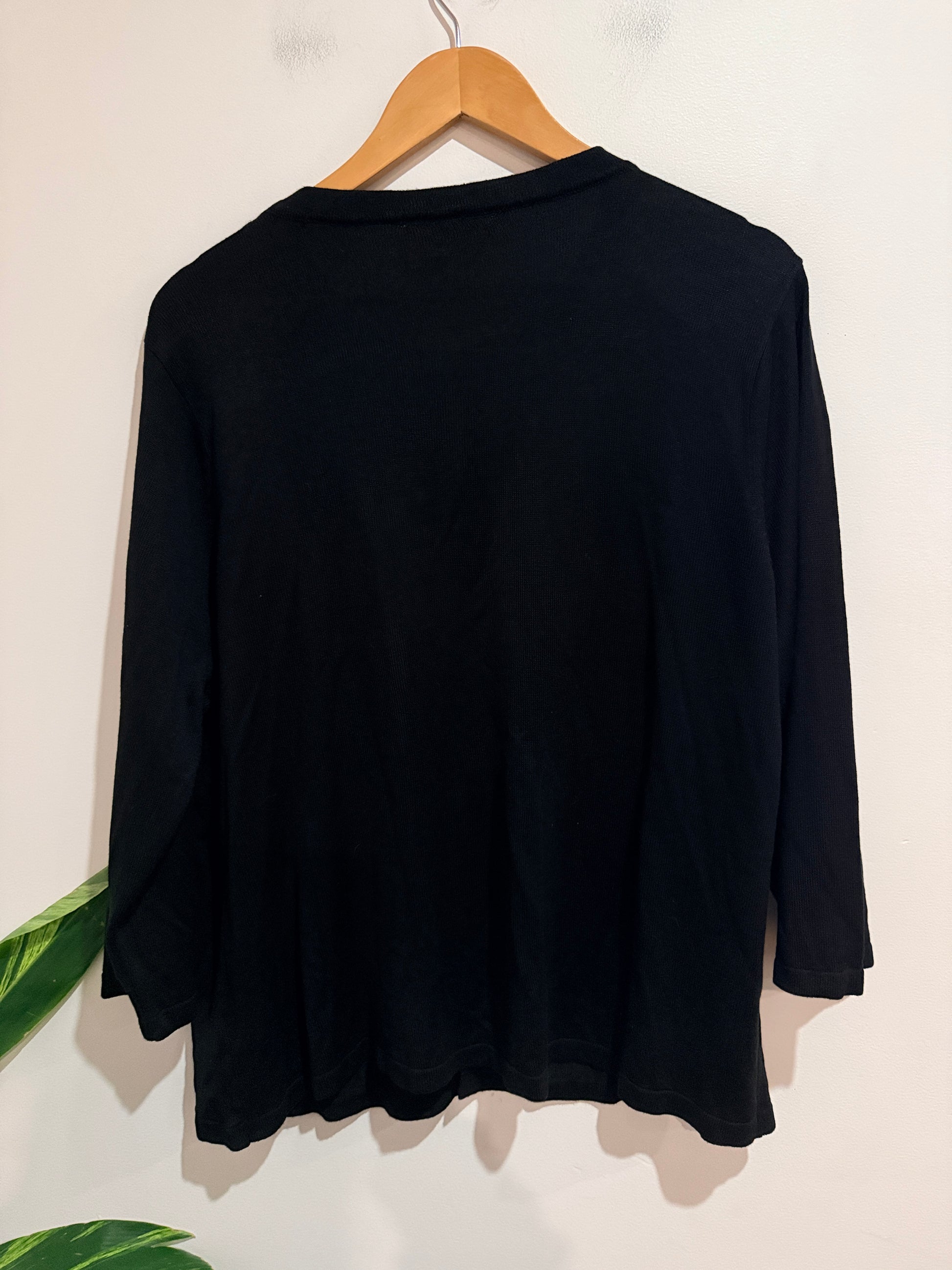 Millers Beaded Trim Knit Cardigan Size XXL