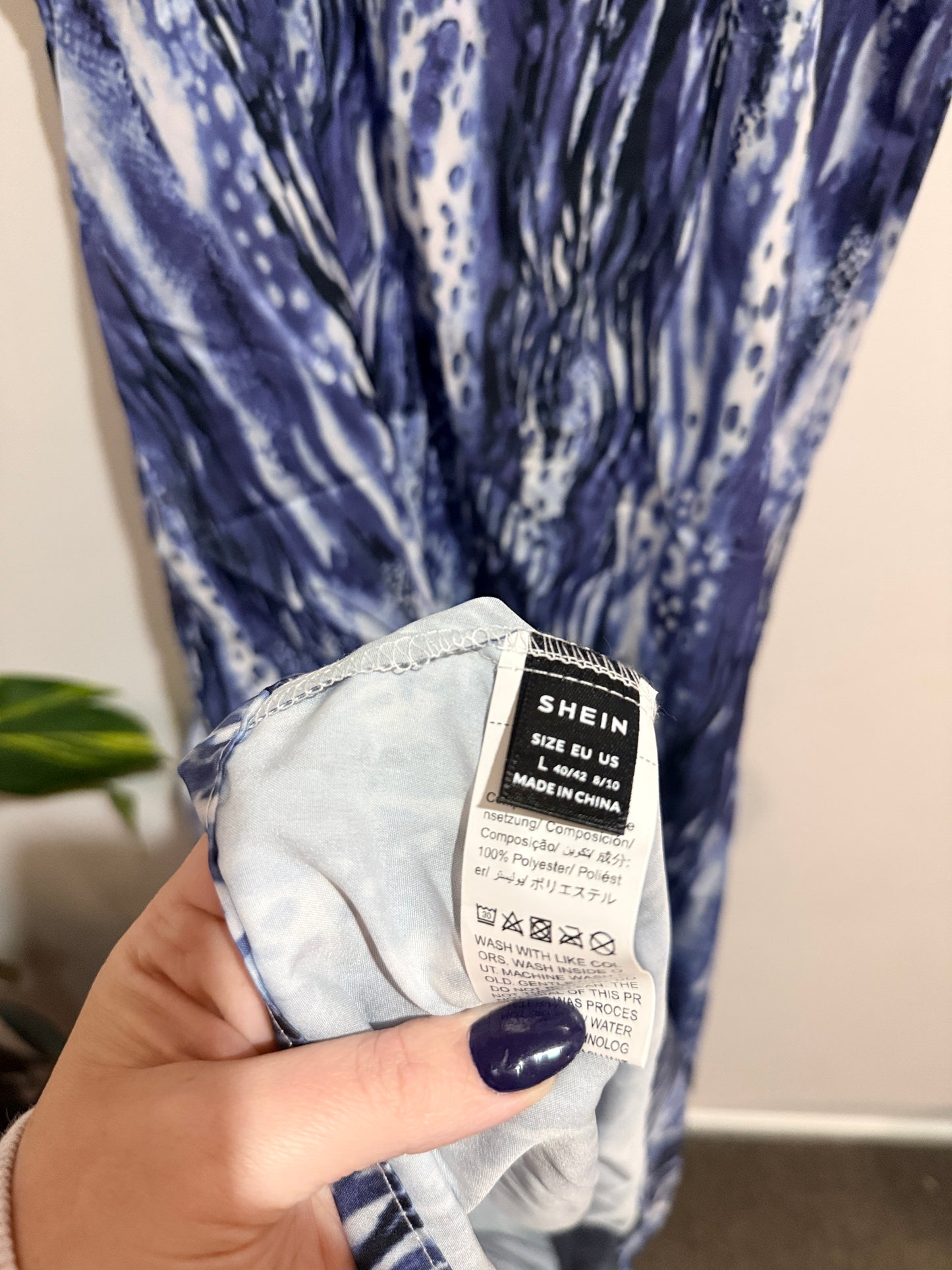 Shein Cami Strap Maxi Dress Size L