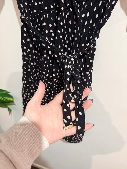 Just Jeans Spot Print Wrap Dress Size 12
