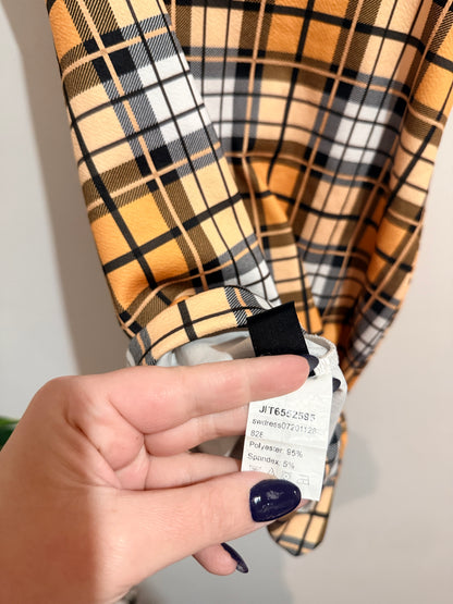 SHEIN Tartan Plaid Bodycon Cami Dress Size M