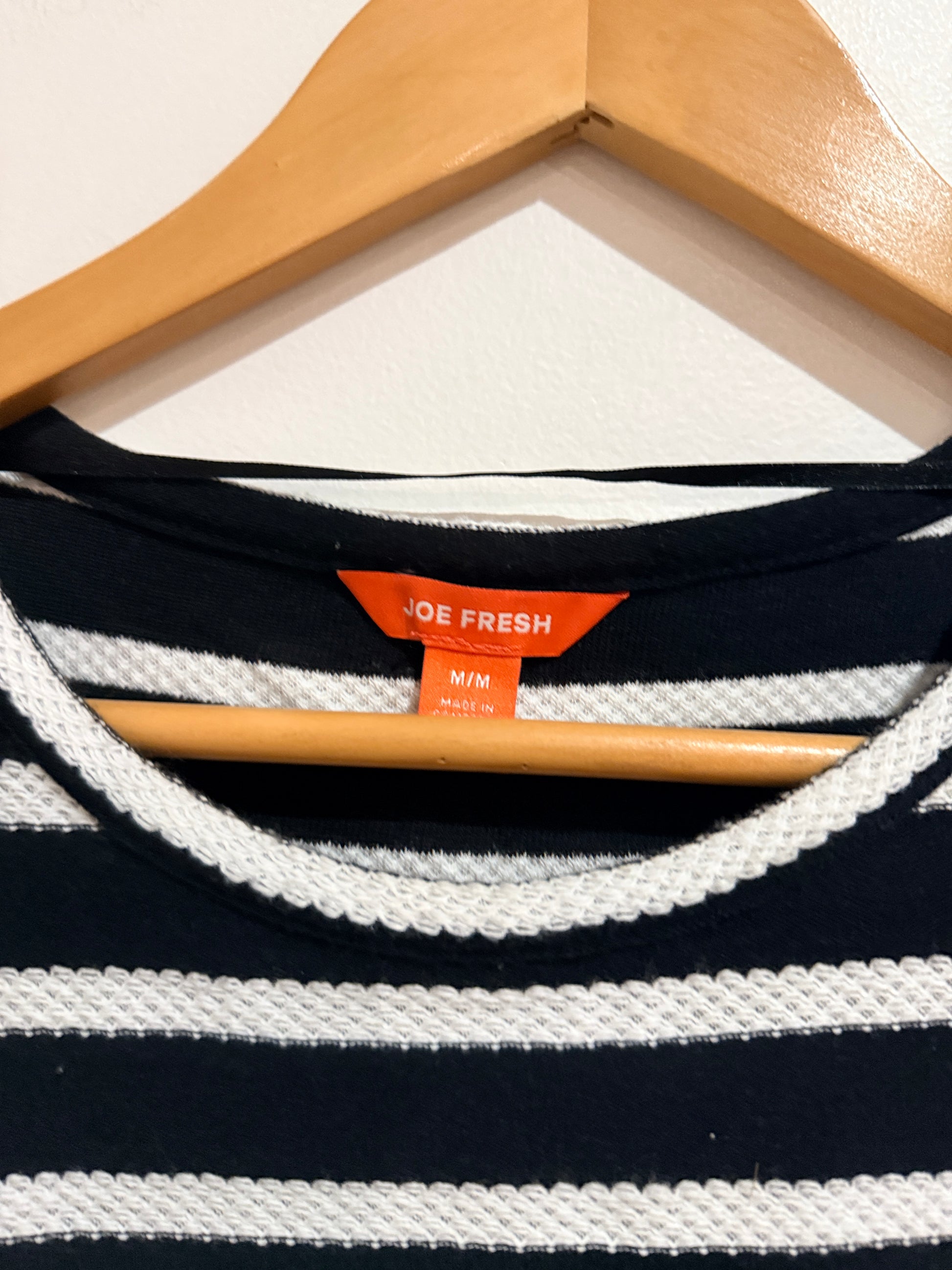 Joe Fresh Striped T-shirt Dress Size M