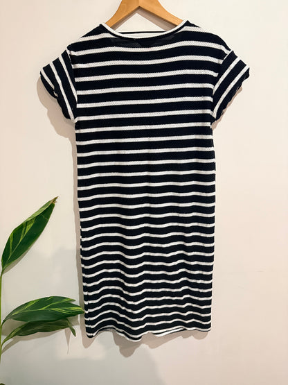Joe Fresh Striped T-shirt Dress Size M