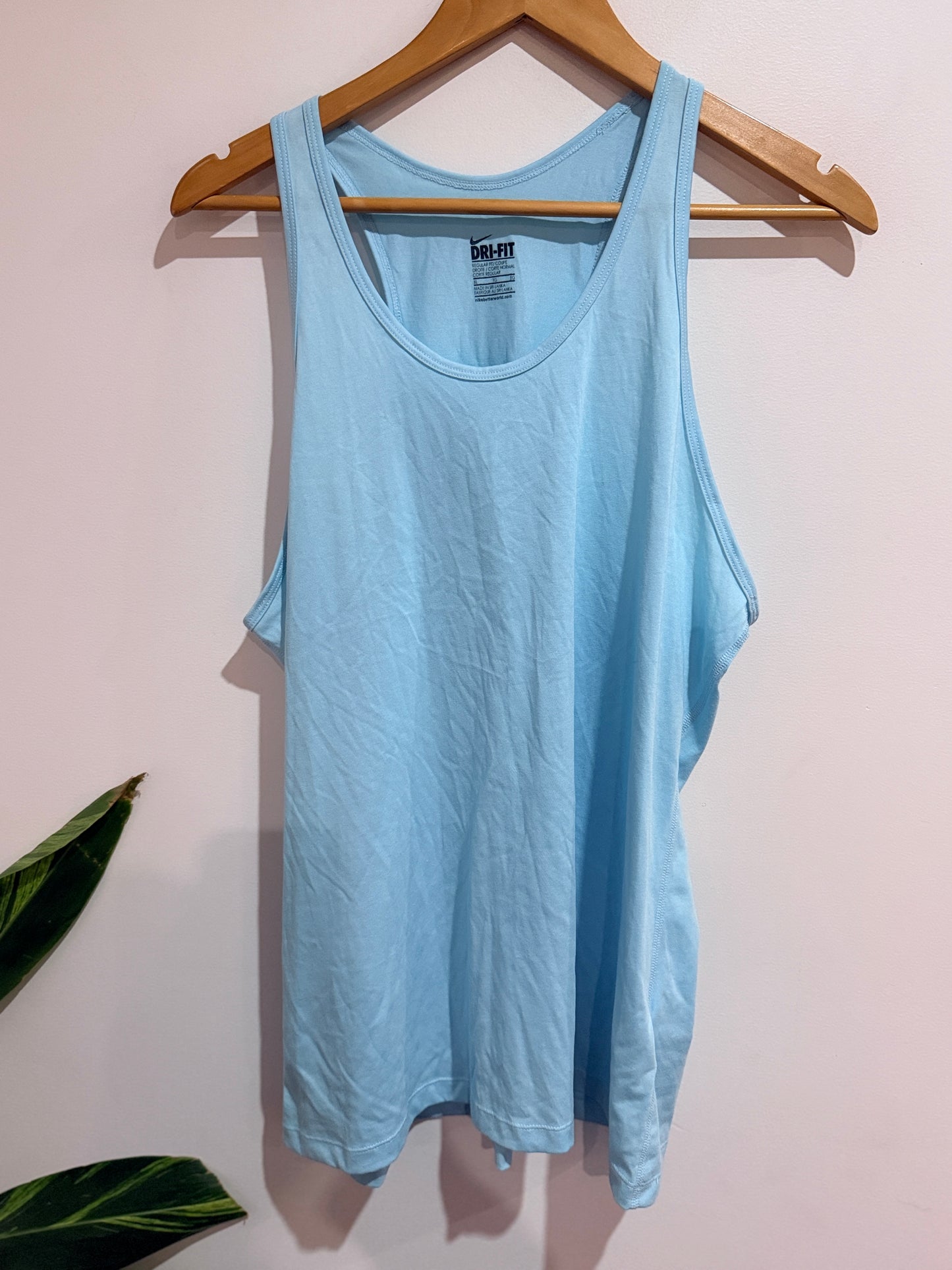 Nike Dri-fit Light Blue Racerback Tank Top Size XL
