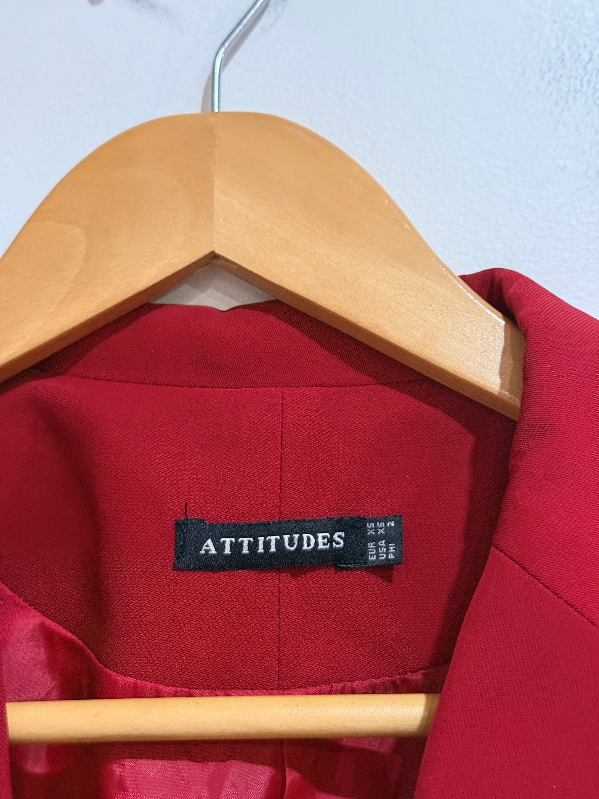 Attitudes Single-button Blazer ¾ Sleeves Size XS