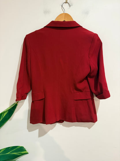 Attitudes Single-button Blazer ¾ Sleeves Size XS