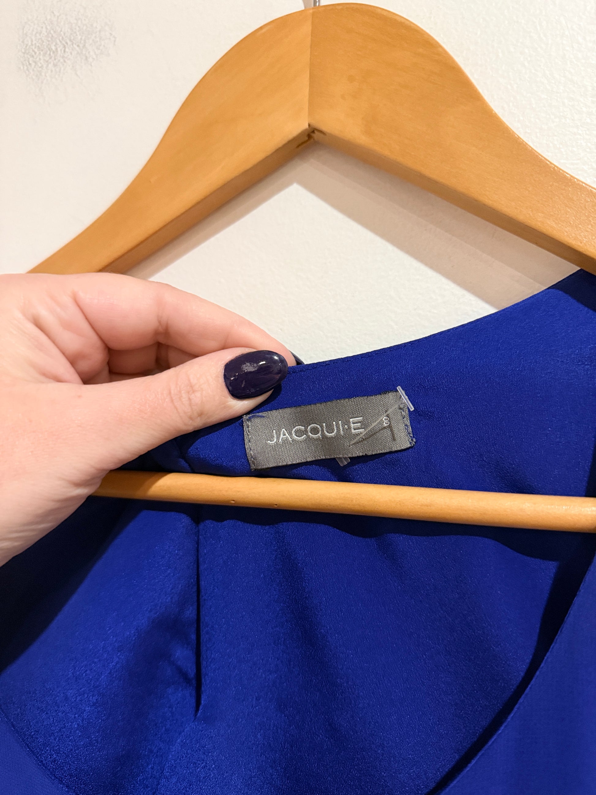 Jacqui.e Tiered Shift Dress Size 8