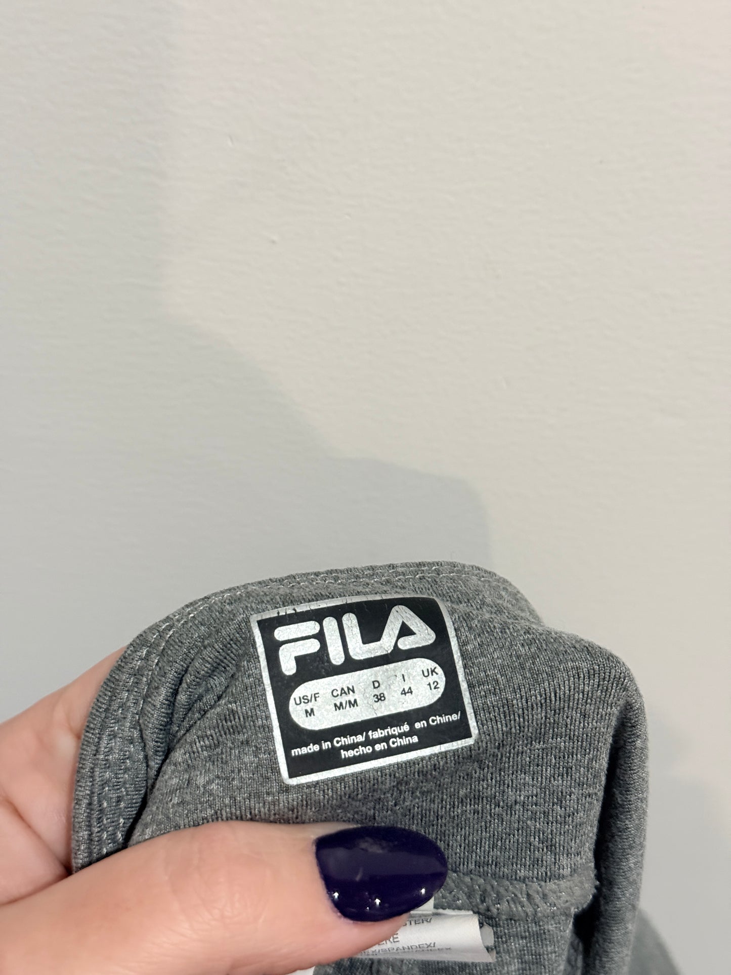 Fila Marle Leggings With Logo Taping Size M