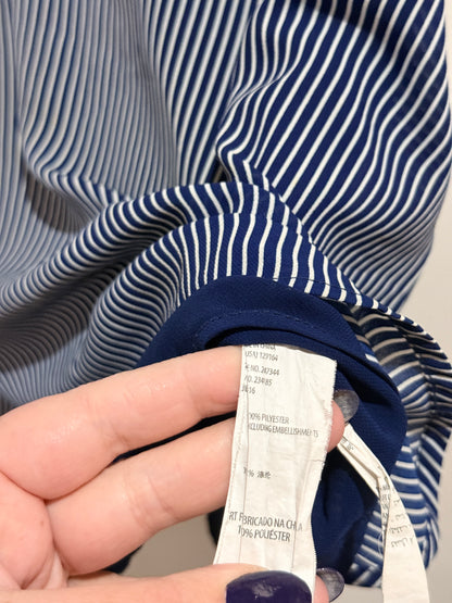 Cotton:on Pinstripe Scalloped Hem Cami Size M