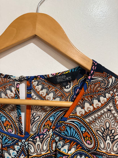 Urban Precinct Paisley Print Sleeveless Top Size 12