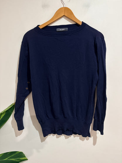 Jac+jack Cotton Crew Neck Jumper Size S
