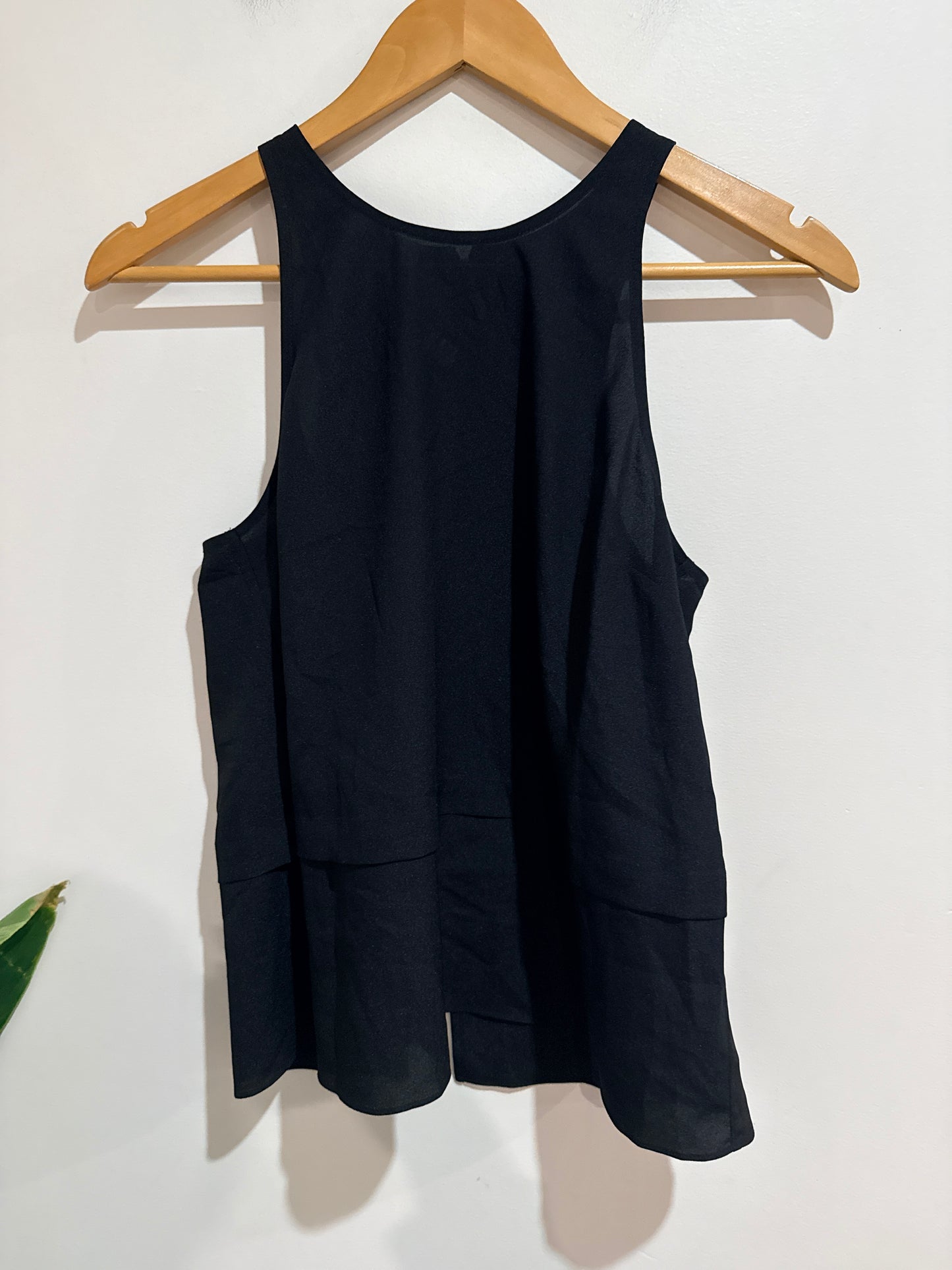 Decjuba High-neck Layered Peplum Top Size XS