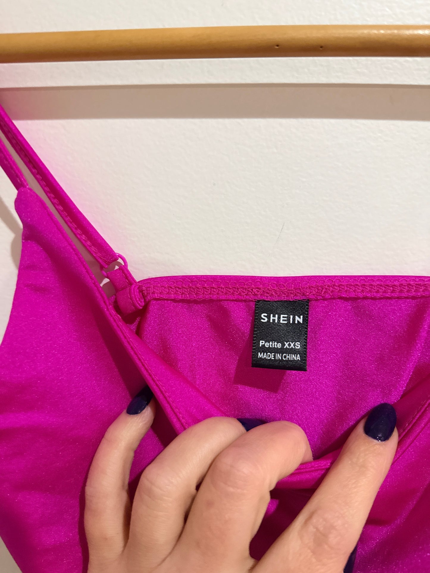 SHEIN Double-strap Bikini Top Size Petite XXS