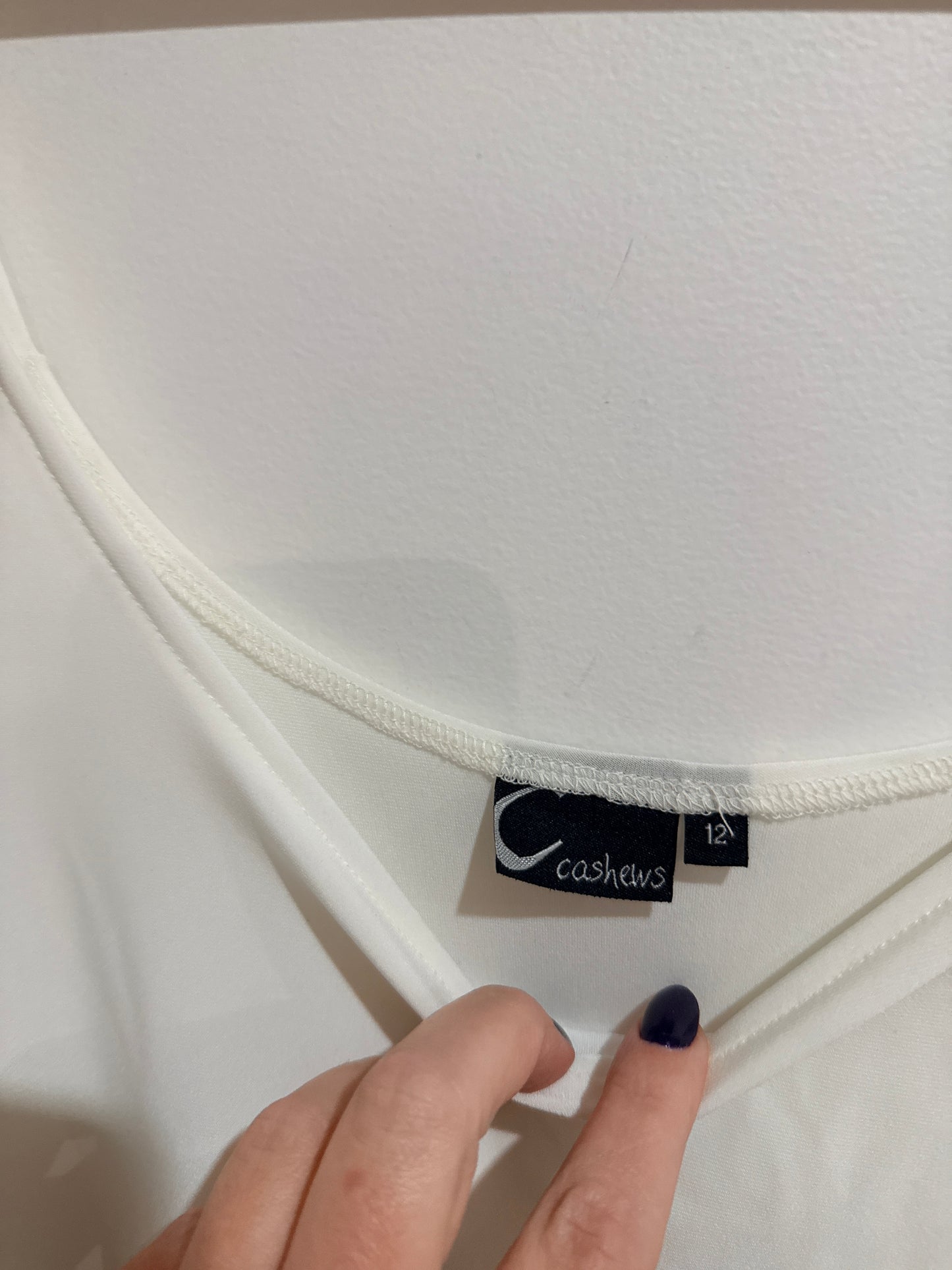 Cashews Layered Hem Slip Dress Size 12