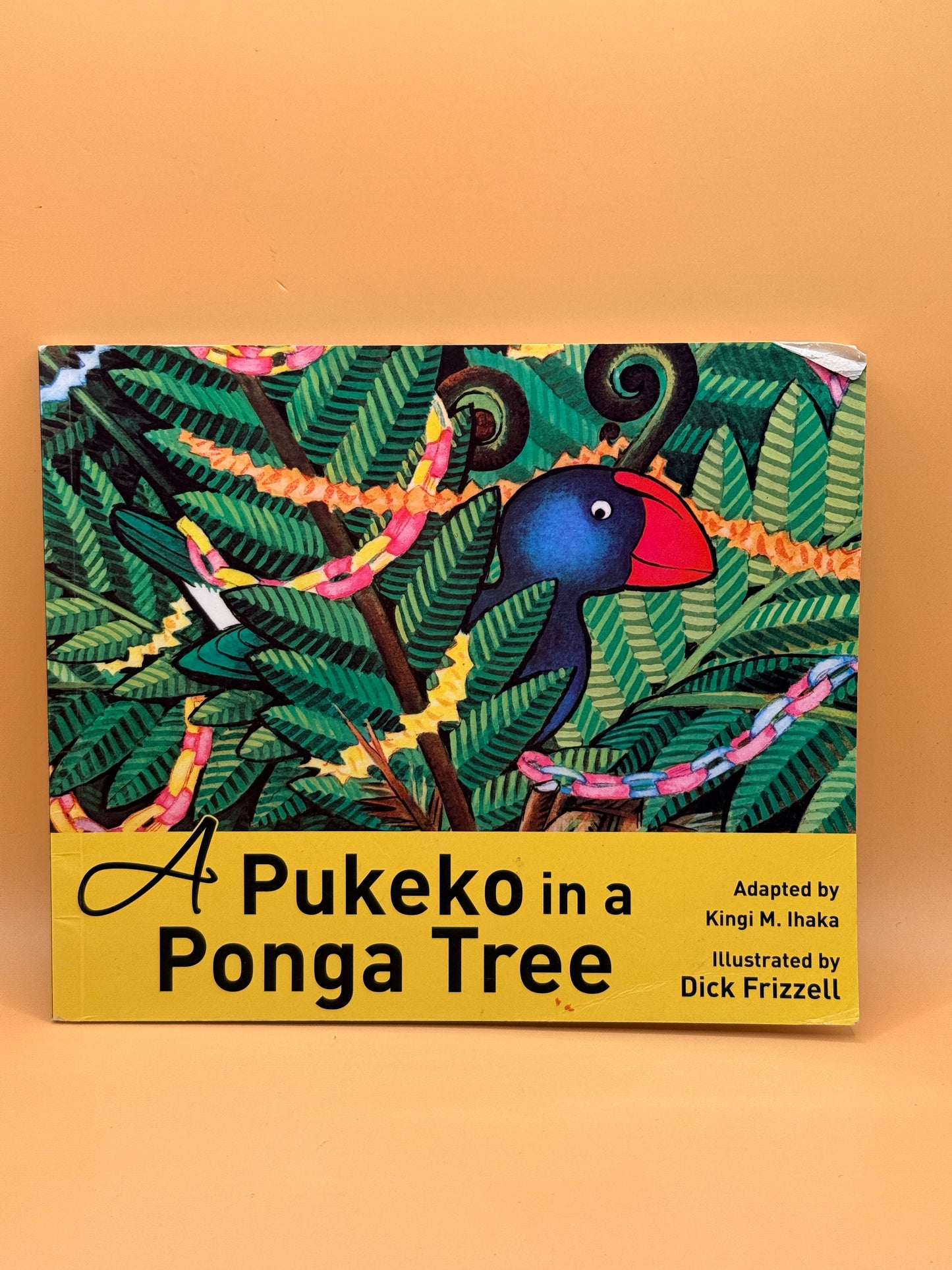 A Pukeko in a Ponga Tree by Kingi M. Ihaka