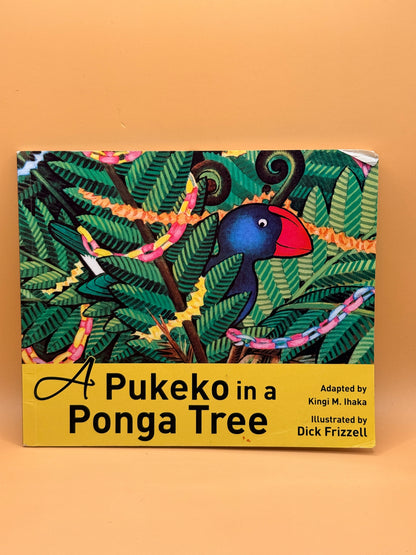 A Pukeko in a Ponga Tree by Kingi M. Ihaka