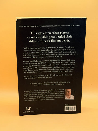 Never a Gentleman's Game by Malcolm Knox