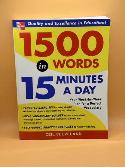 1500 Words in 15 Minutes a Day by Ceil Cleveland