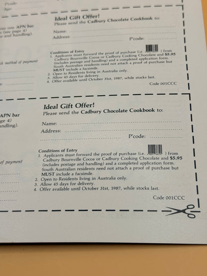 Vintage Cadbury Chocolate Cookbook
