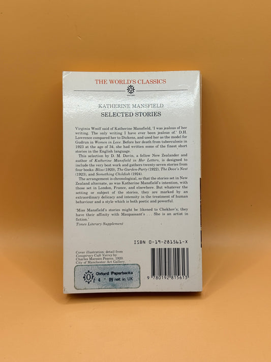 Selected Stories by Katherine Mansfield