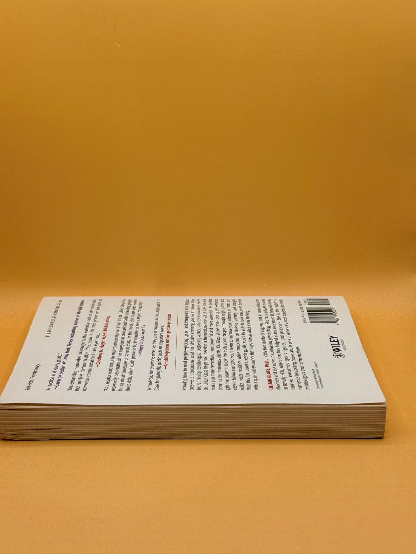 I Know What You're Thinking: Using the Four Codes of Reading People to Improve Your Life by Lillian Glass