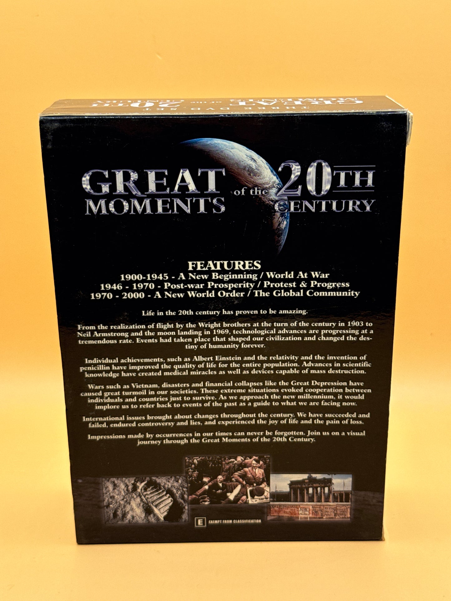 Great Moments of the 20th Century – Three DVD Set