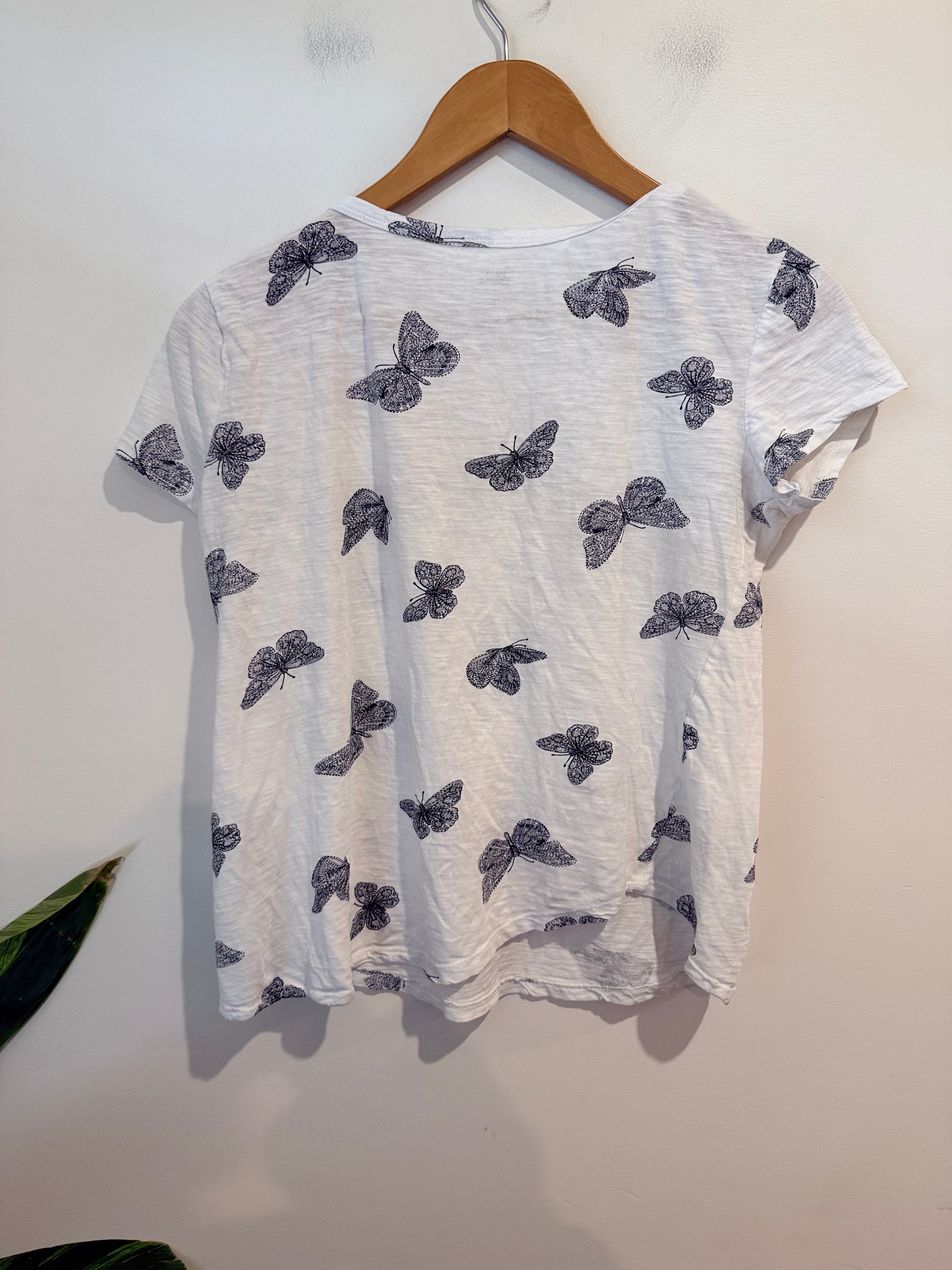 Just Jeans Butterfly Print T-shirt Size XXS