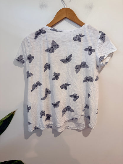 Just Jeans Butterfly Print T-shirt Size XXS