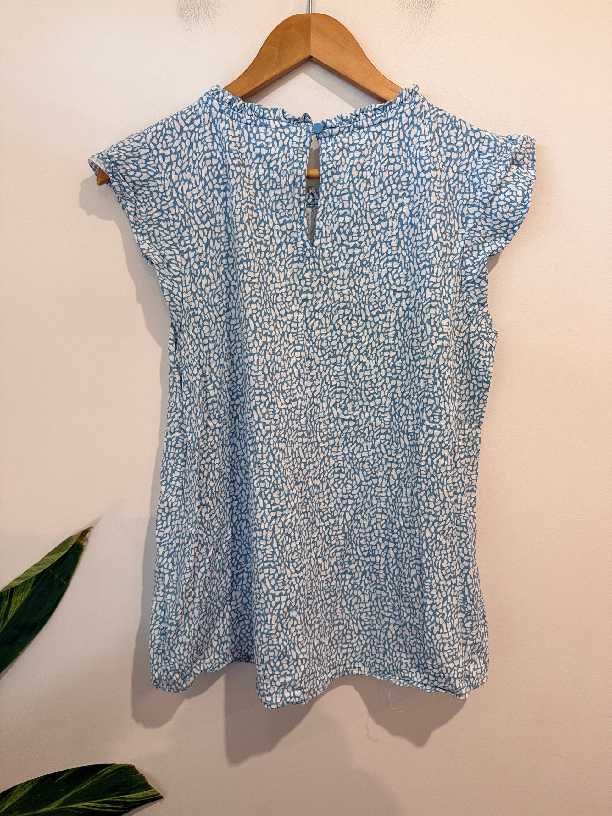 Anko Patterned Flutter Sleeve Top Size 14