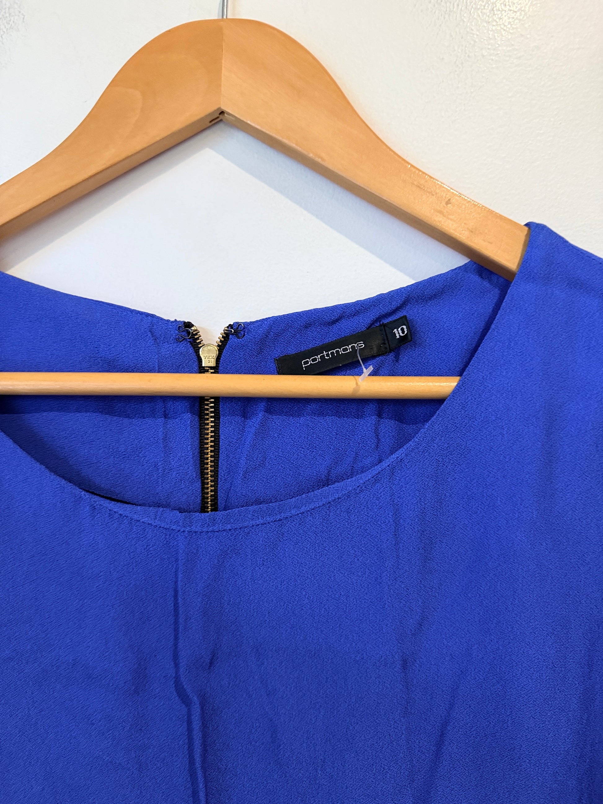 Portmans Gathered Waist Mini Dress Size 10