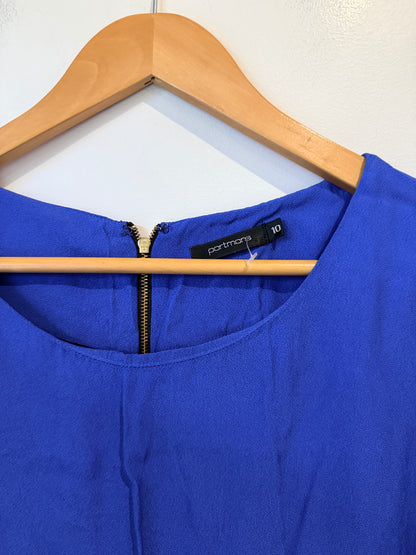 Portmans Gathered Waist Mini Dress Size 10