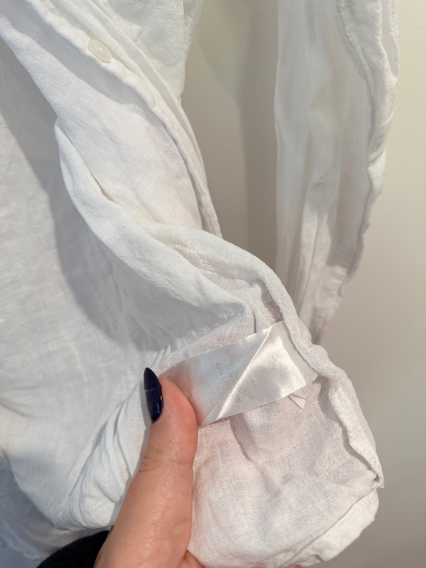 Glassons Linen Blend White Shirt Size 6