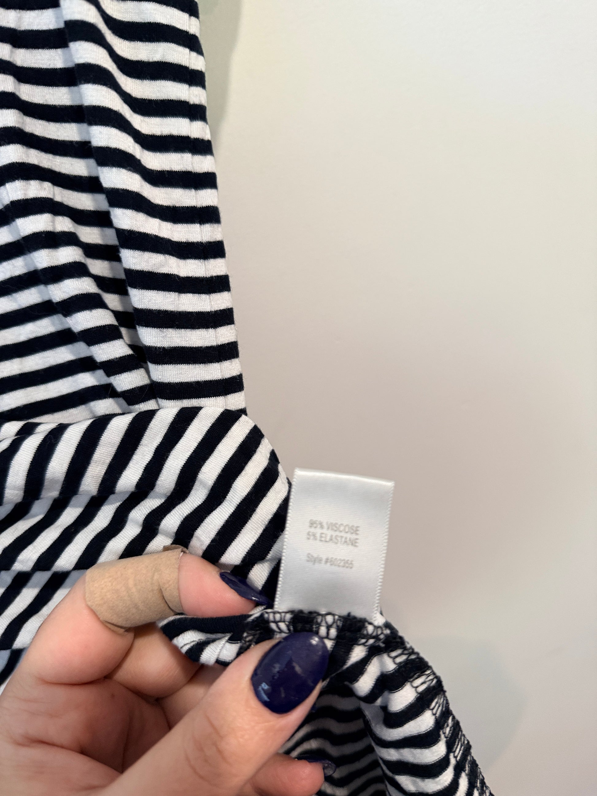 Witchery Short Sleeve Tee Stripe Size XS