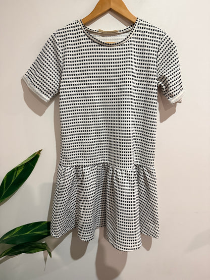 Atmos & Here Gingham Drop Waist Dress Size 10