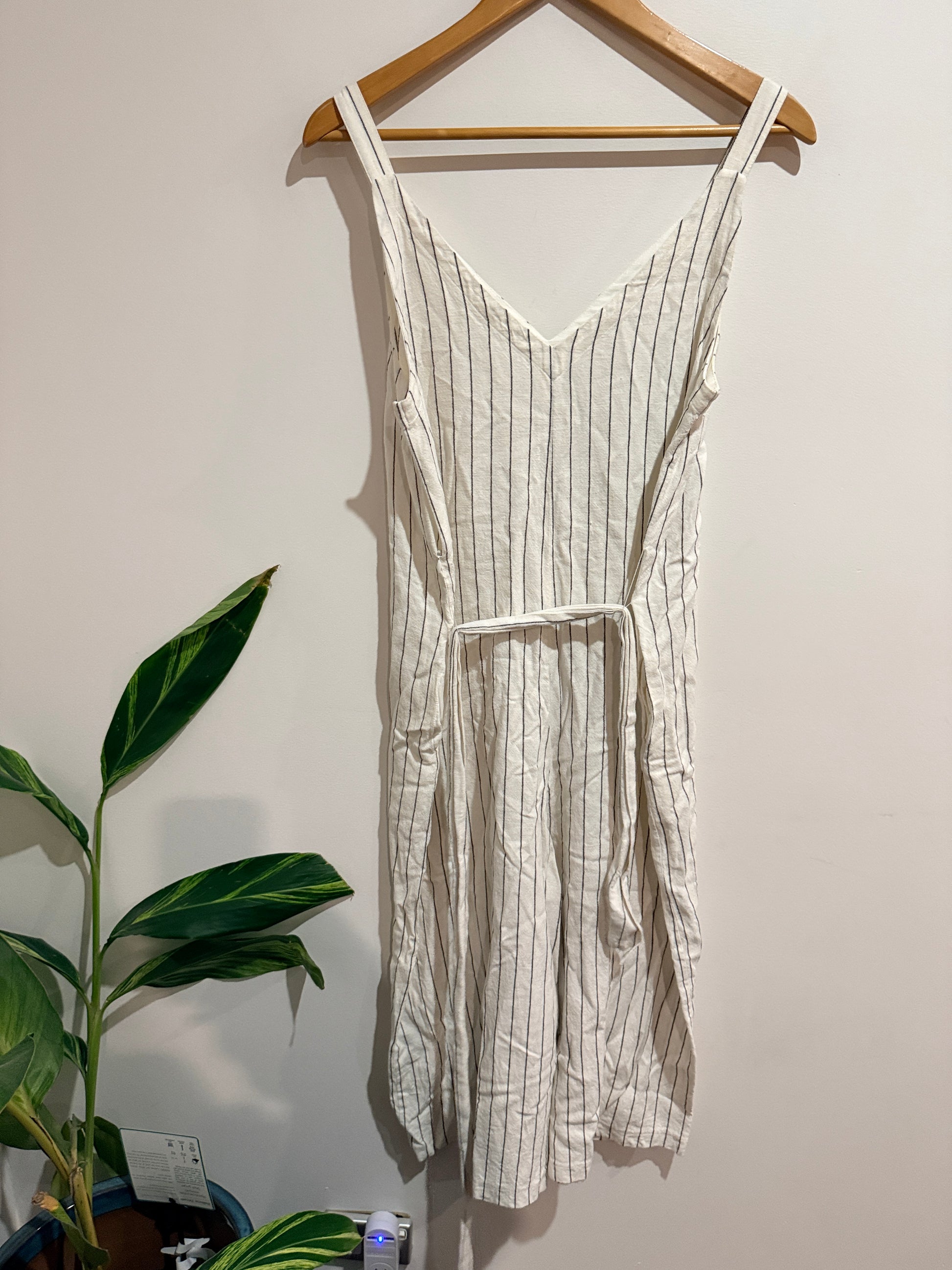 Betty Basics Striped Jumpsuit Size 12