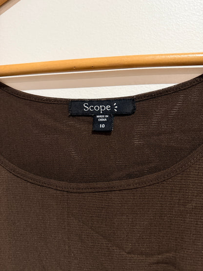 Scope Scoop Neck Tank Top Size 10