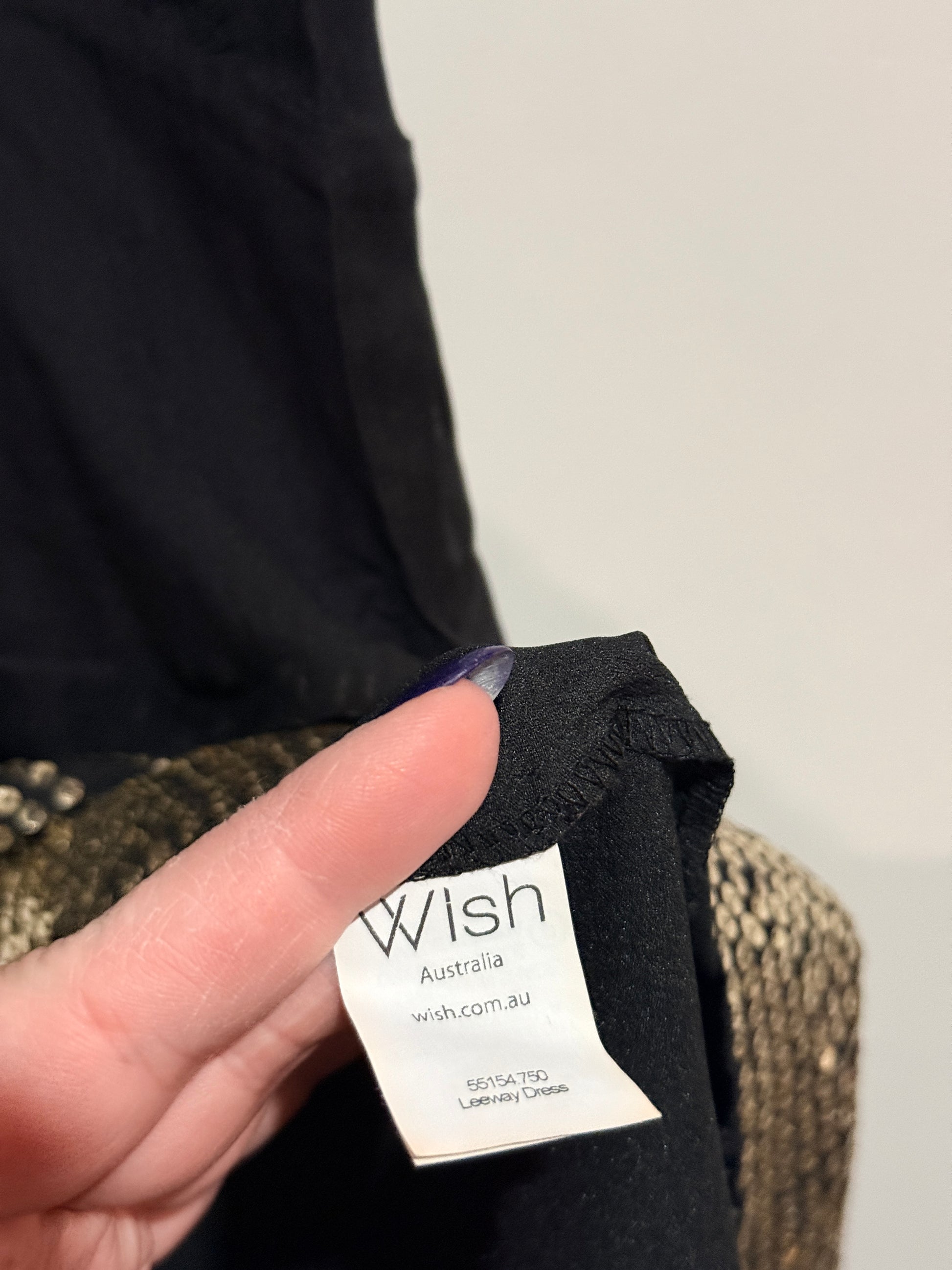 Wish Chiffon Mini Dress Size 12/M