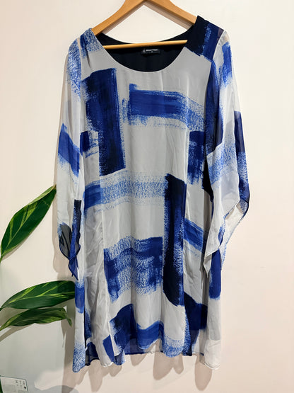 Bittermoon (NZ Made) Batwing Tunic Dress Size 12