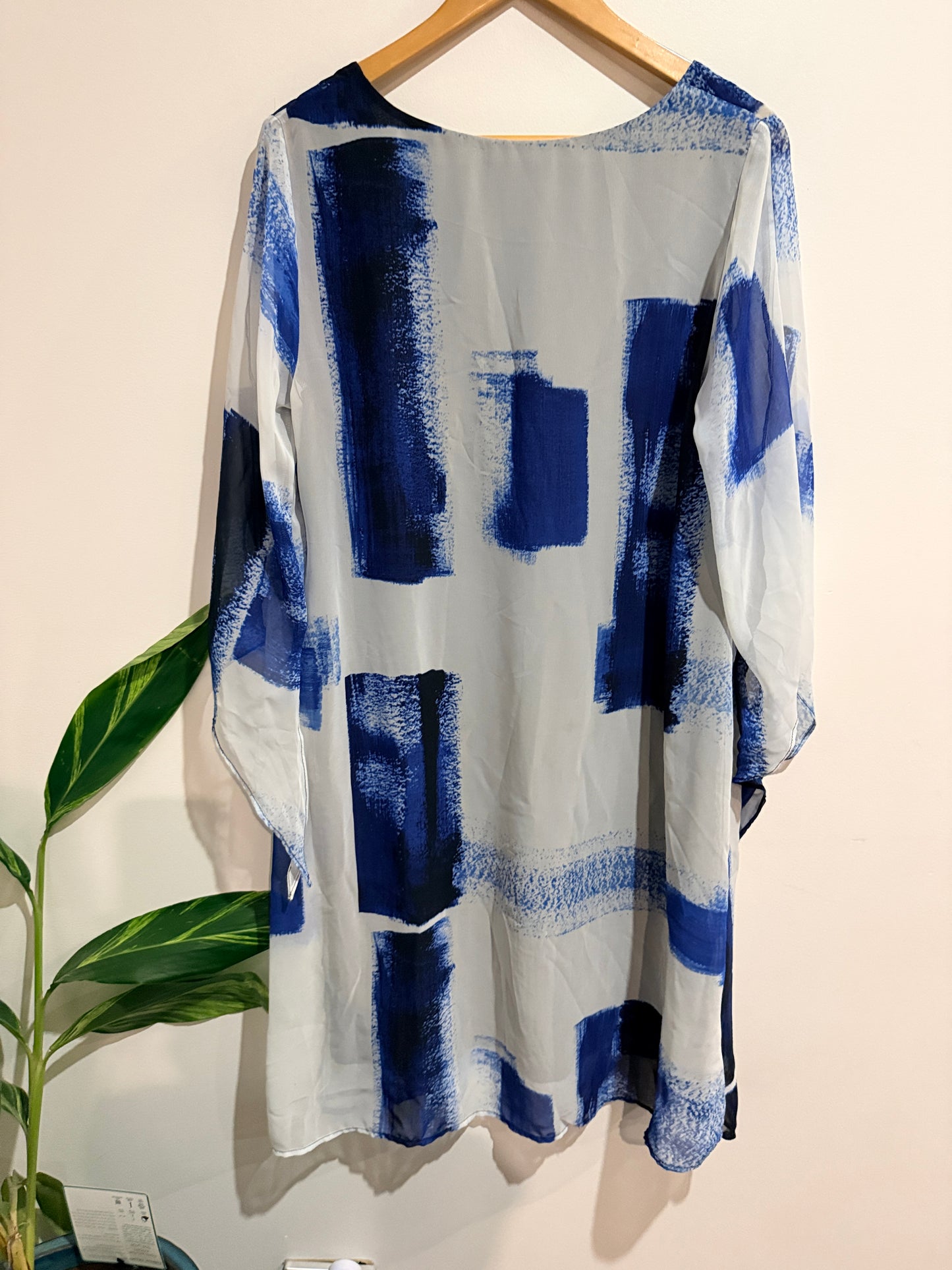 Bittermoon (NZ Made) Batwing Tunic Dress Size 12