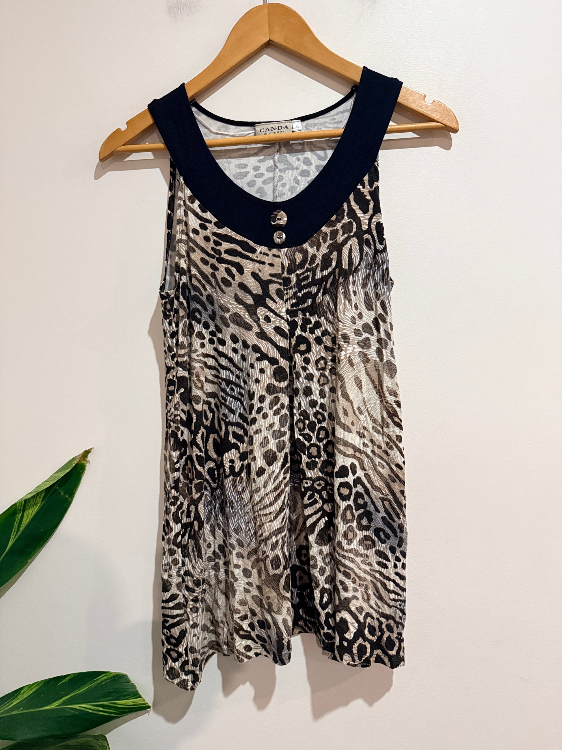 Canda Sleeveless Tank Top Size S