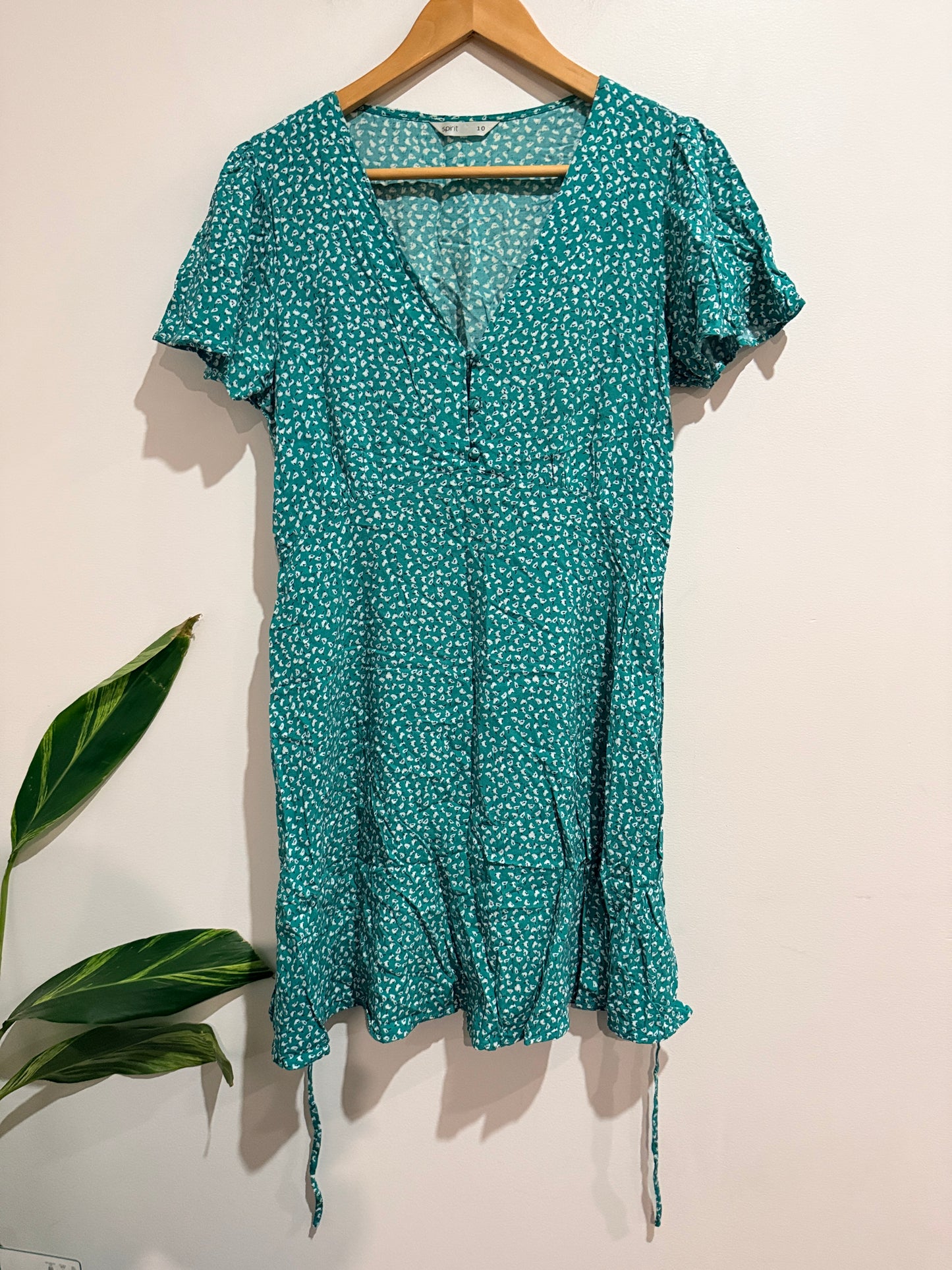 Spirit Ditsy Floral Mini Dress Size 10