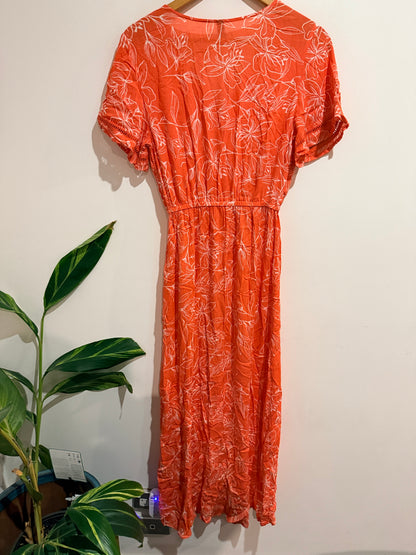 H & H Dip Hem Midi Shirt Size 10