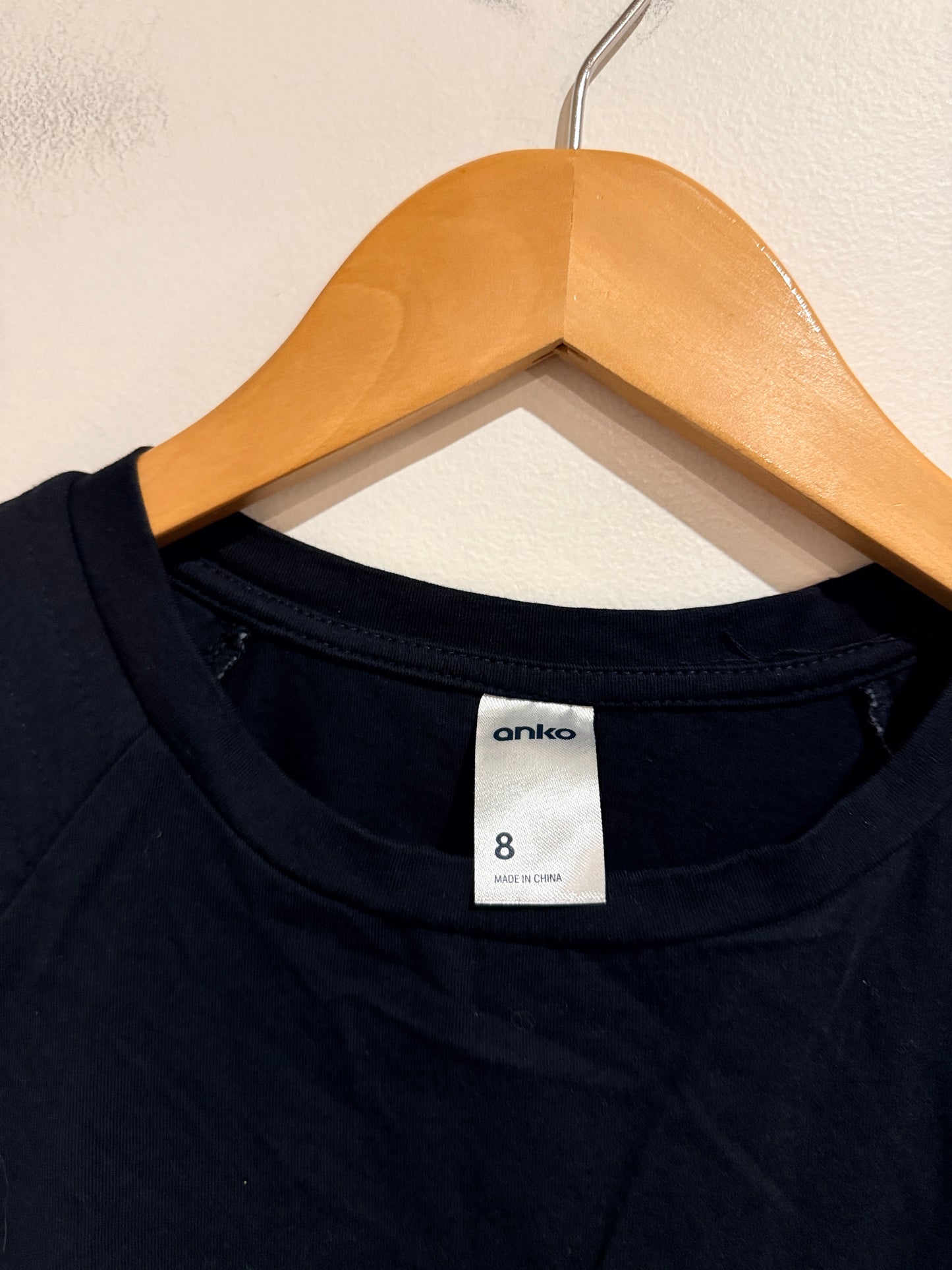 Anko Cap-sleeve Crewneck Top Size 8