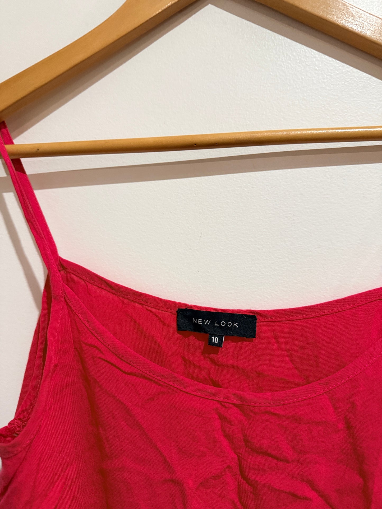 New Look Spaghetti Strap Camisole Top Size 10
