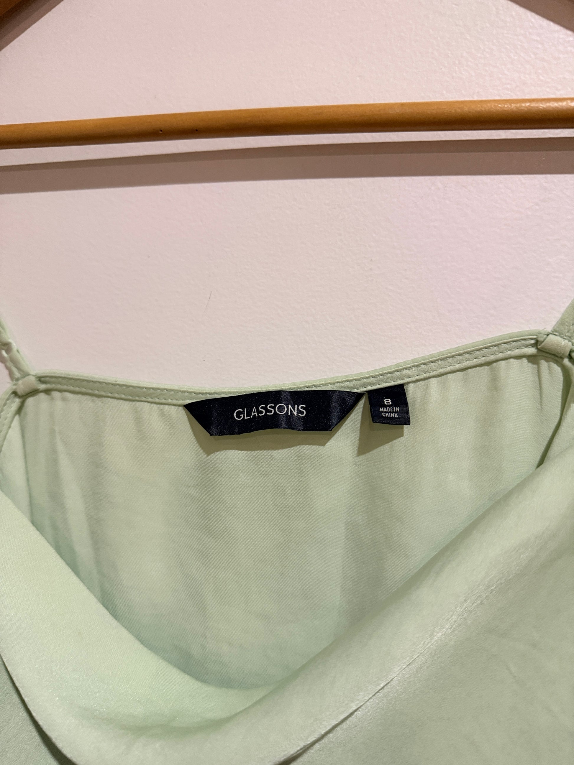 Glassons Cowlick Cami Top Size 8