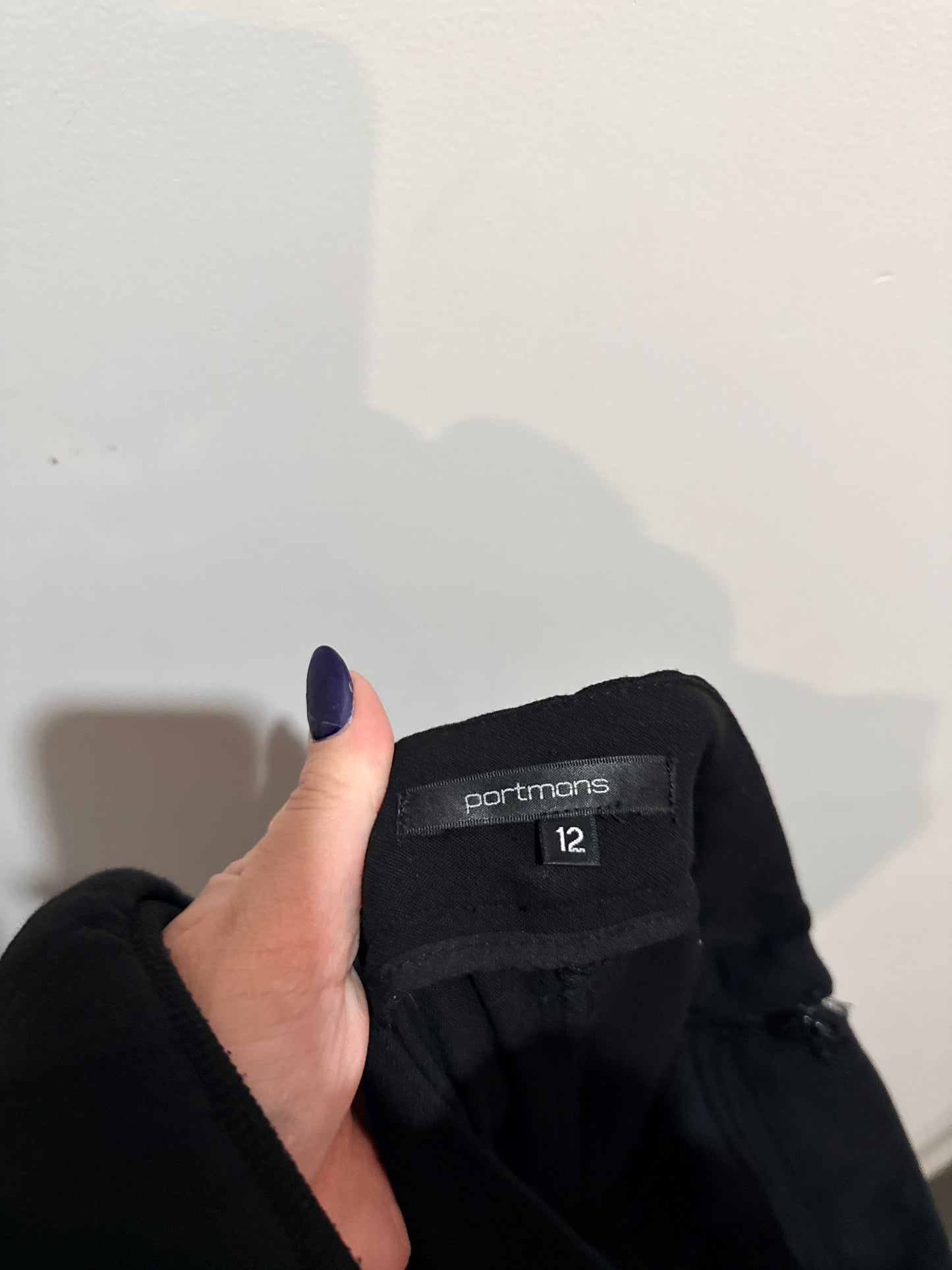 Portmans Wide-leg Tailored Trousers Size 12
