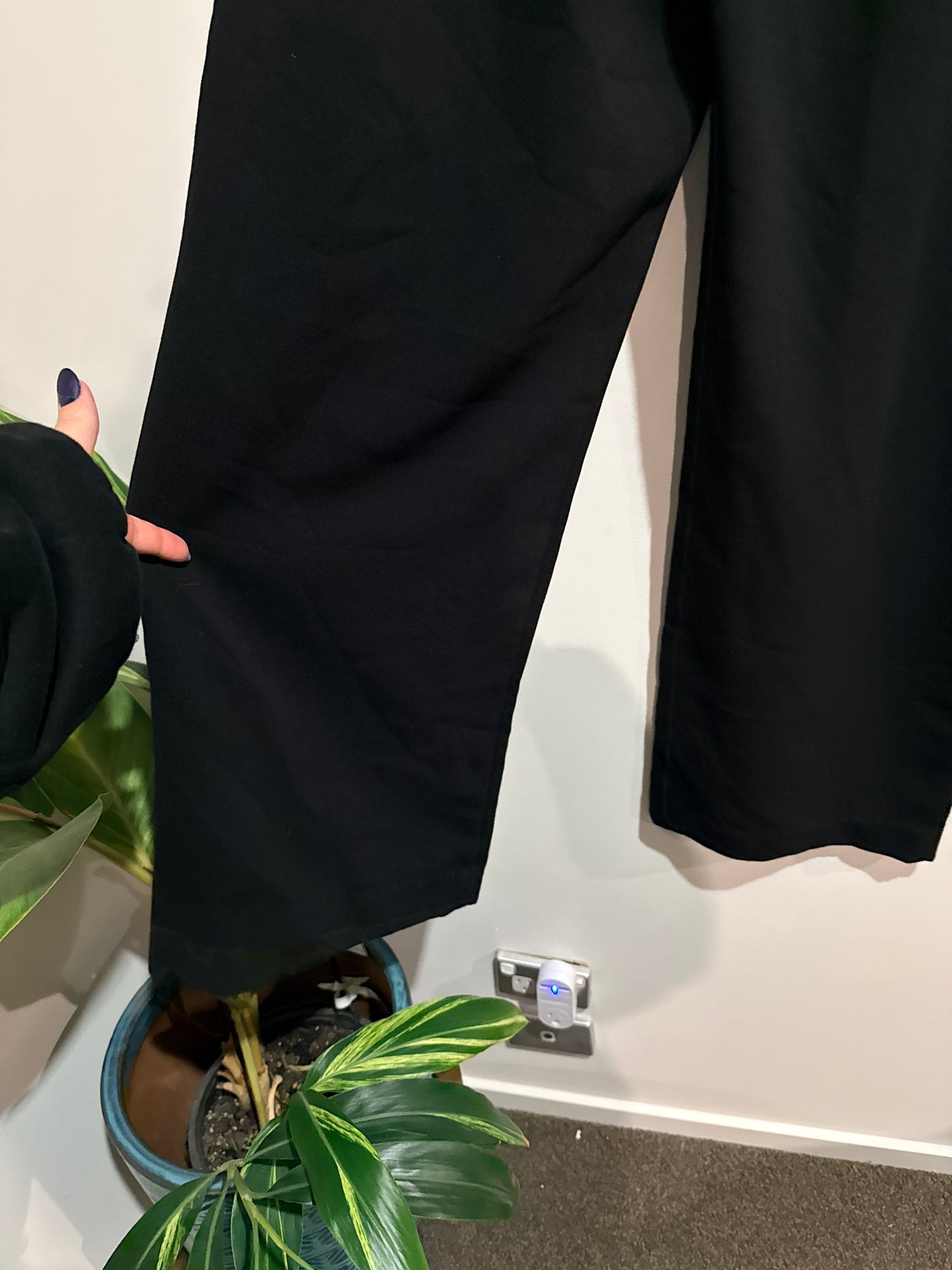 Portmans Wide-leg Tailored Trousers Size 12