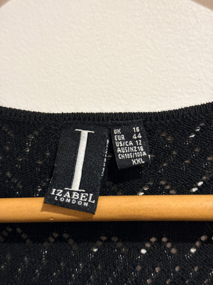 Izabel London Open-front Cardigan Size 16