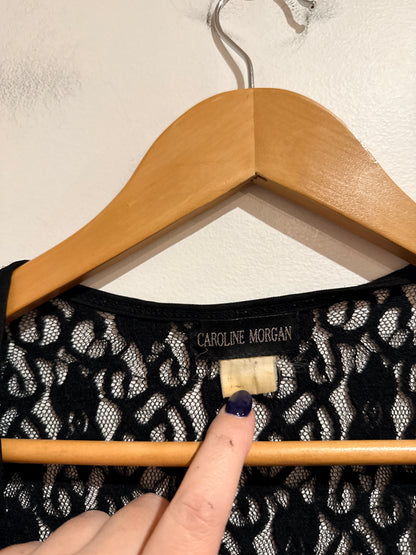 Caroline Morgan Lace Cardigan Size U/Arm to U/Arm 38cm