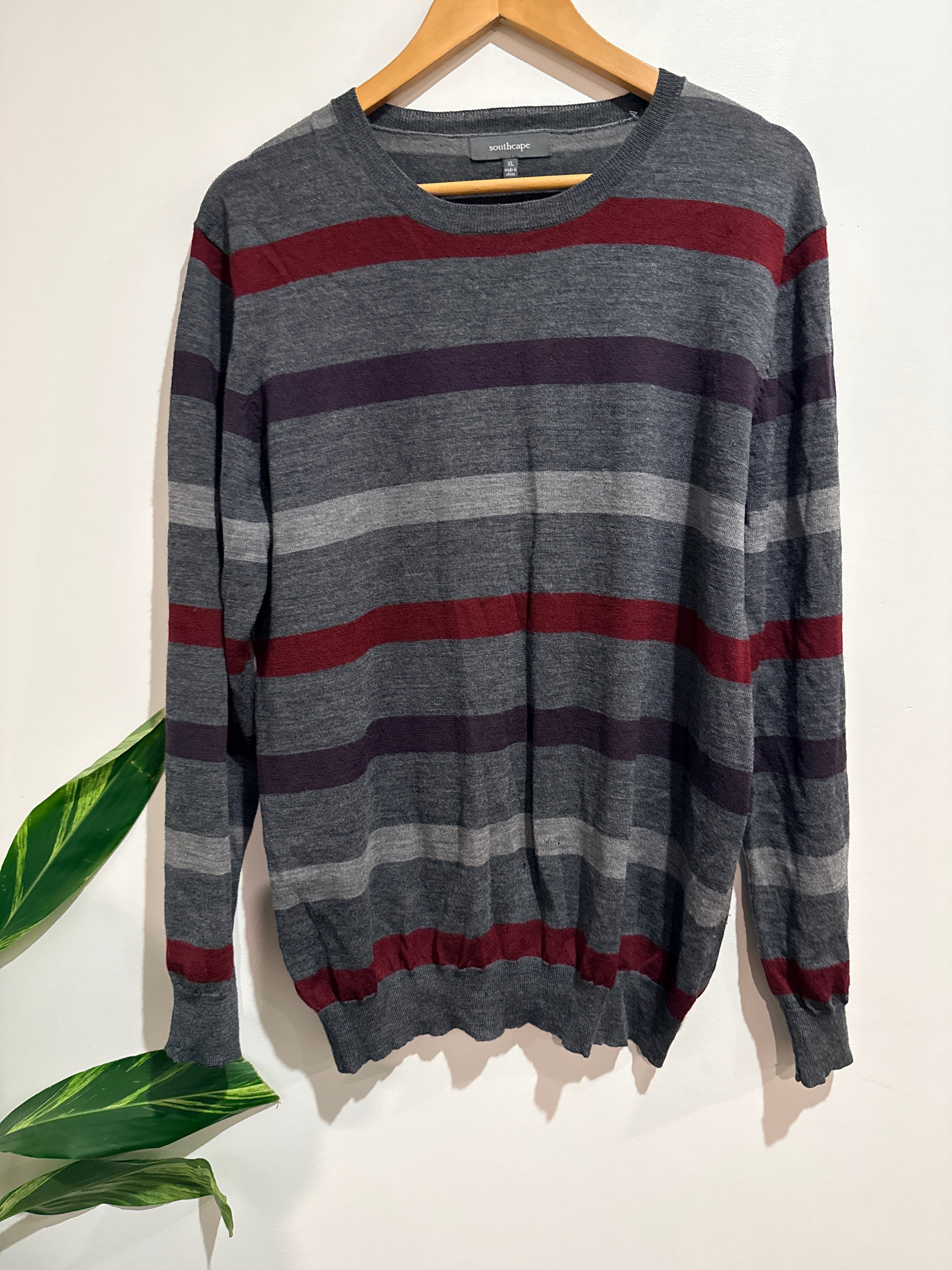 Southcape Striped Sweater Size XL
