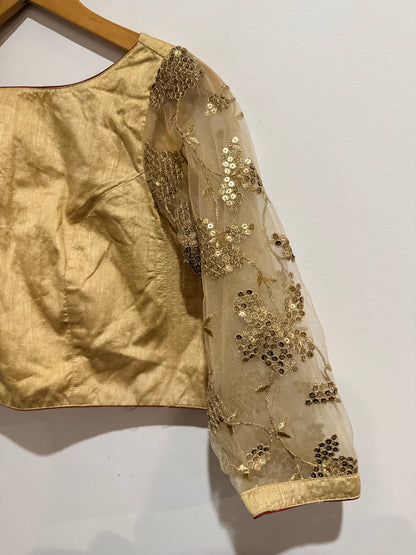 Brand Unknown Saree Top Size U/Arm to U/Arm 50cm
